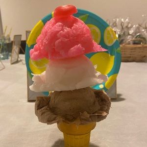 Neapolitan Ice Cream Cone Soap!